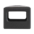 Smoking Receptacles | Safco 9474BL Canmeleon 15-Gallon Polyethylene Recessed Panel Receptacles - Black image number 1