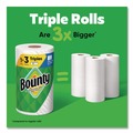 Perforated Roll & Hand Towels | Bounty 80876241 10.5 in. x 11 in. 2-Ply Kitchen Roll Paper Towels - White (24/Carton) image number 6