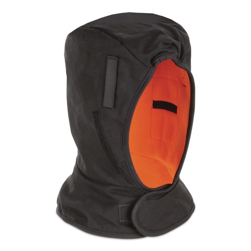 Head & Face Protection | Ergodyne 16852 N-Ferno 6852 One Size Fits Most Cotton/Fleece 2-Layer Shoulder Winter Liner - Black image number 0