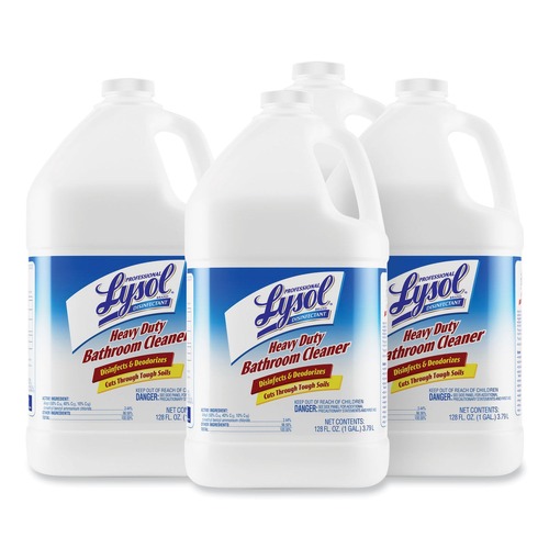 Disinfecting & Cleaning Solutions | Professional LYSOL Brand 36241-94201 1 gal. Disinfectant Heavy-Duty Bathroom Cleaner Concentrate (4/Carton) image number 0