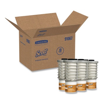 AIR FRESHENERS AND ODOR ELIMINATORS | Scott 91067 Essential 48 ml Cartridge Continuous Air Freshener Refills - Citrus Scent (6/Carton)