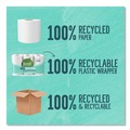 Cleaning Cloths & Wipes | Seventh Generation SEV 13733 2-Ply 100 Percent Recycled Septic Safe Bathroom Tissue - White (4/Carton) image number 3