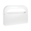 Toilet Seat Cover Dispensers | Boardwalk BWKKD100 16 in. x 3 in. x 11.5 in. Toilet Seat Cover Dispenser - White (2/Box) image number 2