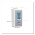 Soap Dispensers | PURELL 6530-01 CS6 4.88 x 8.8 x 11.38 1,200 mL Soap Touch-Free Dispenser - White (1/Carton) image number 2