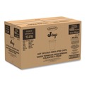 Cups | Dart 12J16 12 oz. Squat Foam Drink Cups - White (1000/Carton) image number 2