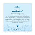 Hand Soaps | Method DIA 00034 12 oz Gel Hand Wash - Sweet Water Scent (6/Carton) image number 2