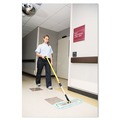 Mop Heads | Rubbermaid Commercial FGQ41800GR00 18 in. Microfiber Dust Pad with Fringe - Green (6/Carton) image number 4