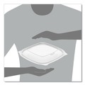 Food Containers & Lids | Dart PP2464BDL PresentaBowls Pro 8.5 x 8.5 x 1 Square Bowl Lids - Clear (252/Carton) image number 5