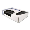 Low-Density Trash Bags | Heritage H6639AK 33 in. x 39 in. 1.5 mil. 33-Gallon Flat Pack Linear Low-Density Can Liners - Black (250/Carton) image number 1