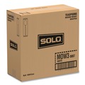 Disposable Spoons | SOLO MOW3-0007 Individually Wrapped Regal Mediumweight Plastic Cutlery Spoon - White (1000/Carton) image number 3