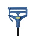 Mop Handles | Impact T0044-00 61.25 in. Speed Change Mop Handle - Blue/Black (12/Carton) image number 2