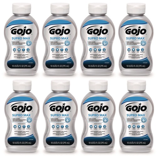 Hand Soaps | GOJO Industries 7278-08 SUPRO MAX Hand Cleaner Bottle - Floral Scent (8/Carton) image number 0