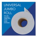 Toilet Tissues | Scott 07805 Essential 3.55 in. x 1000 ft. 2-Ply Septic Safe JRT Jumbo Roll Bathroom Tissue - White (12 Rolls/Carton) image number 4