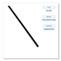Straws/Stems/Sticks | Boardwalk BWKSLSTUBL 8 in. Polypropylene Cocktail Straws - Black (10/Carton) image number 4