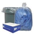 Low-Density Trash Bags | Classic Clear 1507143 60 Gallon 0.9 mil 38 in. x 58 in. Linear Low-Density Can Liners - Clear (10 Bags/Roll, 10 Rolls/Carton) image number 3