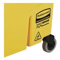 Buckets & Wringers | Rubbermaid Commercial FG759088YEL 35 qt. WaveBrake Plastic Down-Press Institution Bucket and Wringer Combos - Yellow image number 2