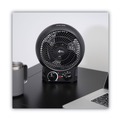 Facility Heaters | Alera ALEHEFF10B 1500 Watts 8.25 in. x 4.37 in. x 9.5 in. Heater Fan - Black image number 5
