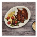 Plates | Dart 10FBRPLR1 10 in. Diameter Compostable Molded Fiber Platter Dinnerware - Natural (500/Carton) image number 5