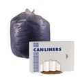 Low-Density Trash Bags | Boardwalk H6639HWKGR1 33 in. x 39 in. 33 gal. 0.6 mil Perforated Roll Low-Density Waste Can Liners - White (150/Carton) image number 2