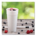 Cups | Dart 24J16 24 oz. Hot/Cold Foam Drink Cups - White (500/Carton) image number 5