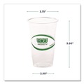 Cups | Eco-Products EP-CC20-GS 20 oz. GreenStripe Renewable and Compostable Cold Cups - Clear (1000/Carton) image number 3