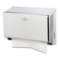 Towel Dispensers | San Jamar T1950XC 11.13 in. x 3.88 in. x 7.88 in. Mini C-Fold/Multifold Towel Dispenser - Chrome image number 1