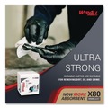 Perforated Roll & Hand Towels | WypAll 41026 12.5 in. x 12 in. 1/4 Fold Power Clean X80 Heavy Duty Cloths - White (200/Carton) image number 6