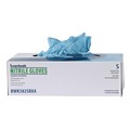 Janitorial Disposable & Single Use Gloves | Boardwalk 382SBXA 5 mil. Disposable Examination Nitrile Gloves - Small, Blue (100/Box) image number 8