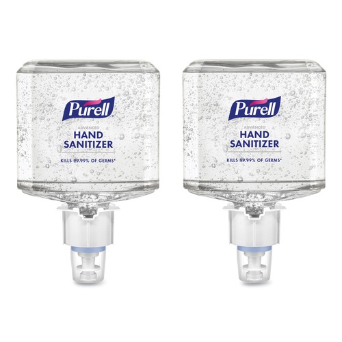 Hand Sanitizers | PURELL 5063-02 1200 ml Clean Scent Advanced Hand Sanitizer Gel Refill for ES4 Dispensers (2/Carton) image number 0