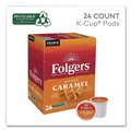 Coffee - Caffeinated | Folgers 5000363977 Coffee K-Cups - Buttery Caramel (96/Carton) image number 4