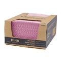 Cleaning Cloths & Wipes | HOSPECO N-F110QCP Choice 12 in. x 21 in. 1-Ply Counter Foodservice Wiper - Pink/White (200/Carton) image number 0