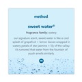 Soap Refills | Method 328104 34 oz. Tub Gel Hand Wash Refill Tub - Sweetwater (4/Carton) image number 1