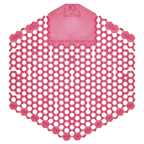 Toilet & Urinal Deodorizers | Fresh Products 3WDS-F-010I060M-01 Wave 3D Urinal Deodorizer Screen - Spiced Apple Scent, Red (10/Box) image number 0