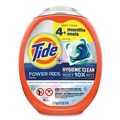 Laundry Detergents | Tide 80735044 Hygienic Clean Heavy 10x Duty Power Pods 76 oz. Tub HE Compatible Laundry Detergent - Original Scent (4/Carton) image number 0