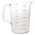 Cups | Rubbermaid Commercial FG321800CLR Bouncer 4-Quart Measuring Cup - Clear image number 1