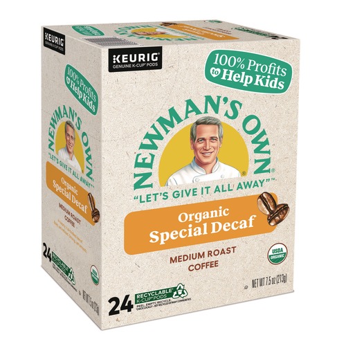 Coffee - Decaffeinated | Newman's Own Organics 5000351722 K-Cups - Special Decaf (24/Box) image number 0