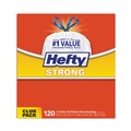 Drawstring & Kitchen Bags | Hefty E84574 23.75 in. x 27 in. 13 Gallon Strong Tall Kitchen Drawstring Bags - White (90/Box) image number 4
