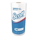 Perforated Roll & Hand Towels | Scott 47031 Choose-A-Sheet 1-Ply 4.8 in. x 11 in. Mega Kitchen Roll Paper Towels - White (24/Carton) image number 1