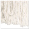 Mop Heads | Boardwalk BWK2020REA #20 Cut-End Rayon Wet Mop Head - White image number 2
