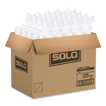 SOLO 325-2050 3.25 oz ProPlanet Seal Paper Portion Cups - White (250/Bag, 20 Bags/Carton)
