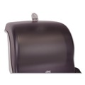 Towel Dispensers | Tork 83TR 12.49 in. x 8.6 in. x 12.82 in. Compact Hand Towel Roll Dispenser - Smoke (1/Carton) image number 4