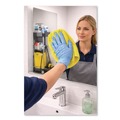 Cleaning Cloths & Wipes | Boardwalk BWK12YELCLOTH 12 in. x 12 in. Microfiber Cleaning Cloths - Yellow (12/Pack) image number 5