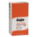 Soap Refills | GOJO Industries 7556-02 5000 mL NATURAL ORANGE Pumice Hand Cleaner Refill - Citrus Scent (2/Carton) image number 1