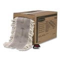 Mop Heads | Rubbermaid Commercial FGM15000WH00 5 in. x 40 ft. Cotton Cut To Length Dust Mops - White - 1 Roll image number 2