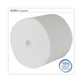 Perforated Roll & Hand Towels | Scott 07001 2-Ply Septic Safe Essential Extra Soft Coreless Standard Roll Bath Tissue - White (36/Carton) image number 4