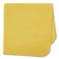 Cleaning Cloths & Wipes | Rubbermaid Commercial 1820584 16 in. x 16 in. Microfiber Cleaning Cloths - Yellow (24/Pack) image number 1