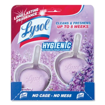 LYSOL Brand 19200-83722 Hygienic Automatic Toilet Bowl Cleaner - Cotton Lilac (2/Pack)