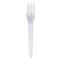 Disposable Forks | Eco-Products EP-S017 Plantware CPLA Cutlery Fork - White (1000/Carton) image number 7