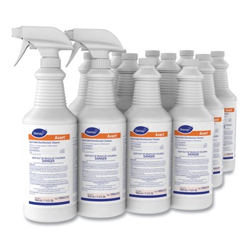 Diversey Care 100842725 32 oz. Spray Bottle Avert Sporicidal Disinfectant Cleaner (12/Carton)