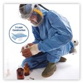 Cleaning Cloths & Wipes | KleenGuard 45024 A40 Elastic-Cuff Ankle Hood and Back Coveralls - X-Large Blue (24/Carton) image number 5